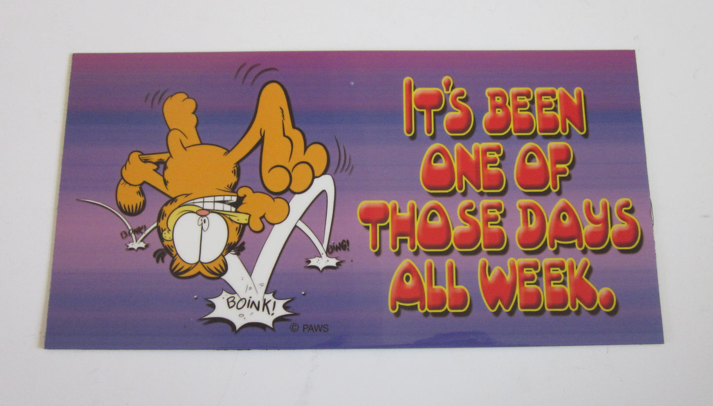 Retro Garfield & Peace Magnets – 7¾" x 4" | Made in USA