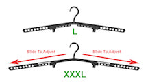 Adjustable Hockey Jersey Hanger – Pack of 2 | Protects Shoulders | Made in USA