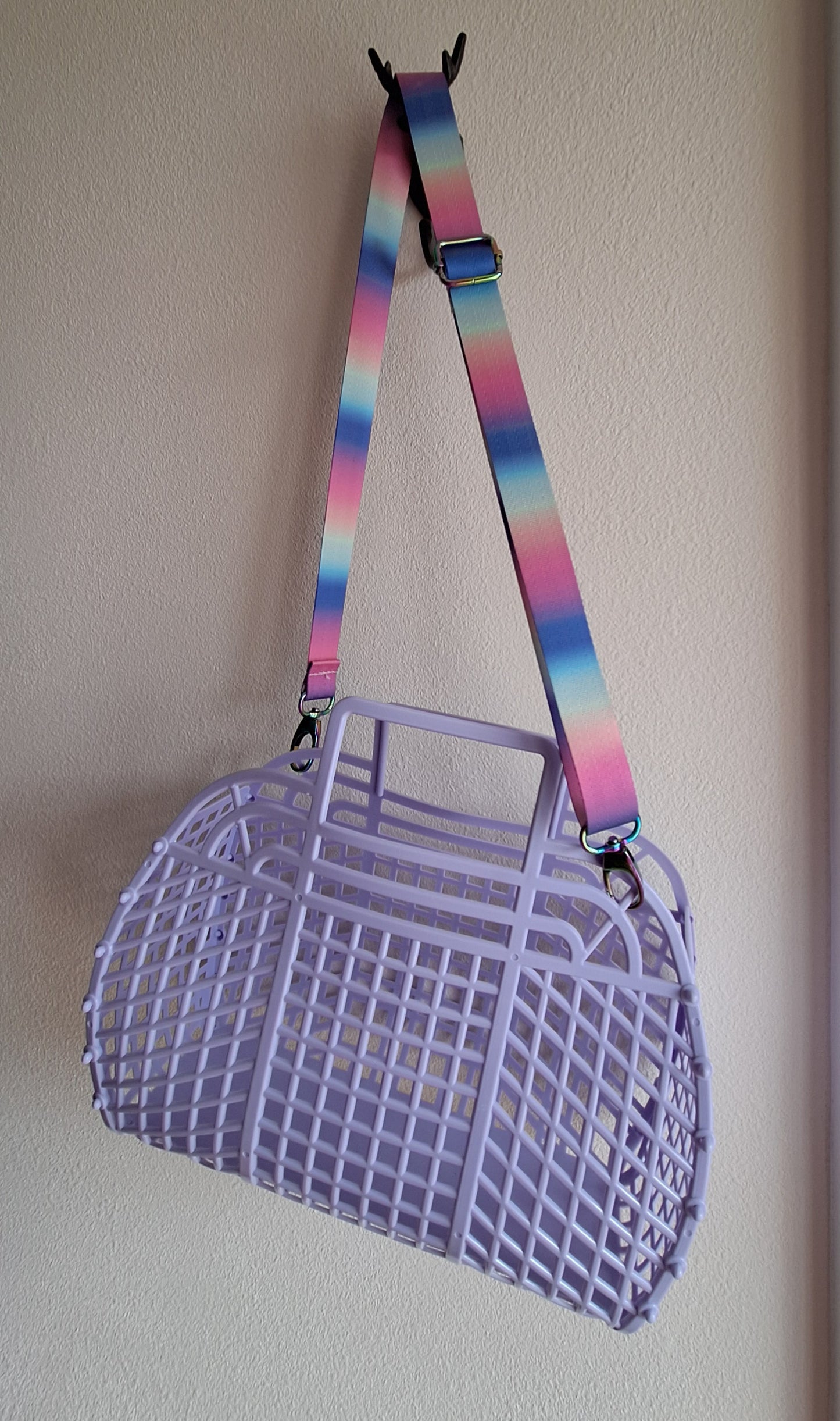 1" Adjustable Canvas Bag Strap – 40" | Rainbow Clasp | Handbag, Crossbody & Camera | Made in USA