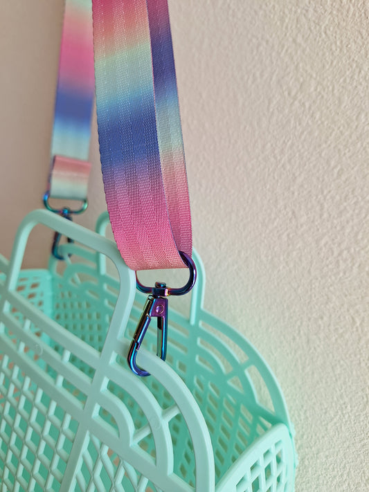 1" Adjustable Canvas Bag Strap – 40" | Rainbow Clasp | Handbag, Crossbody & Camera | Made in USA
