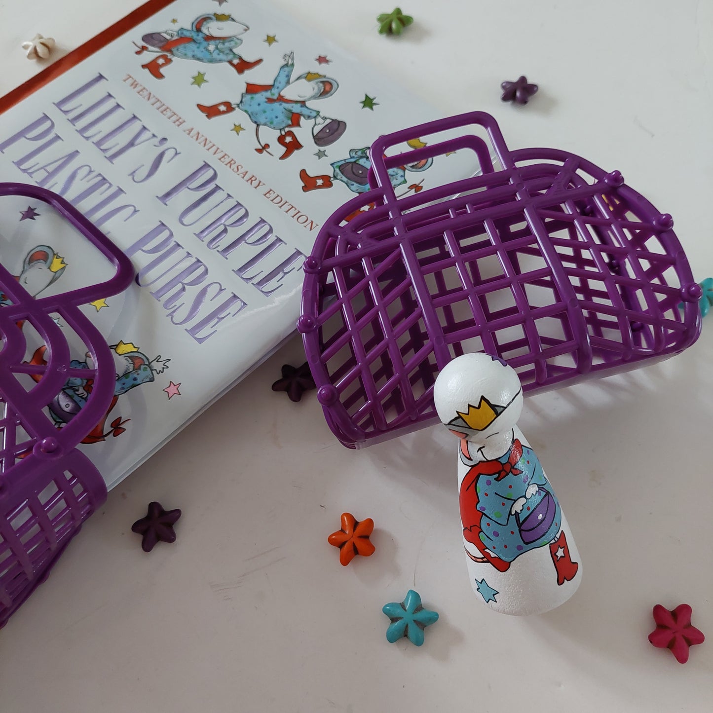 5" Mini Retro Jelly Purse – Party Favor Bag & Doll Purse | BPA Free | Made in USA