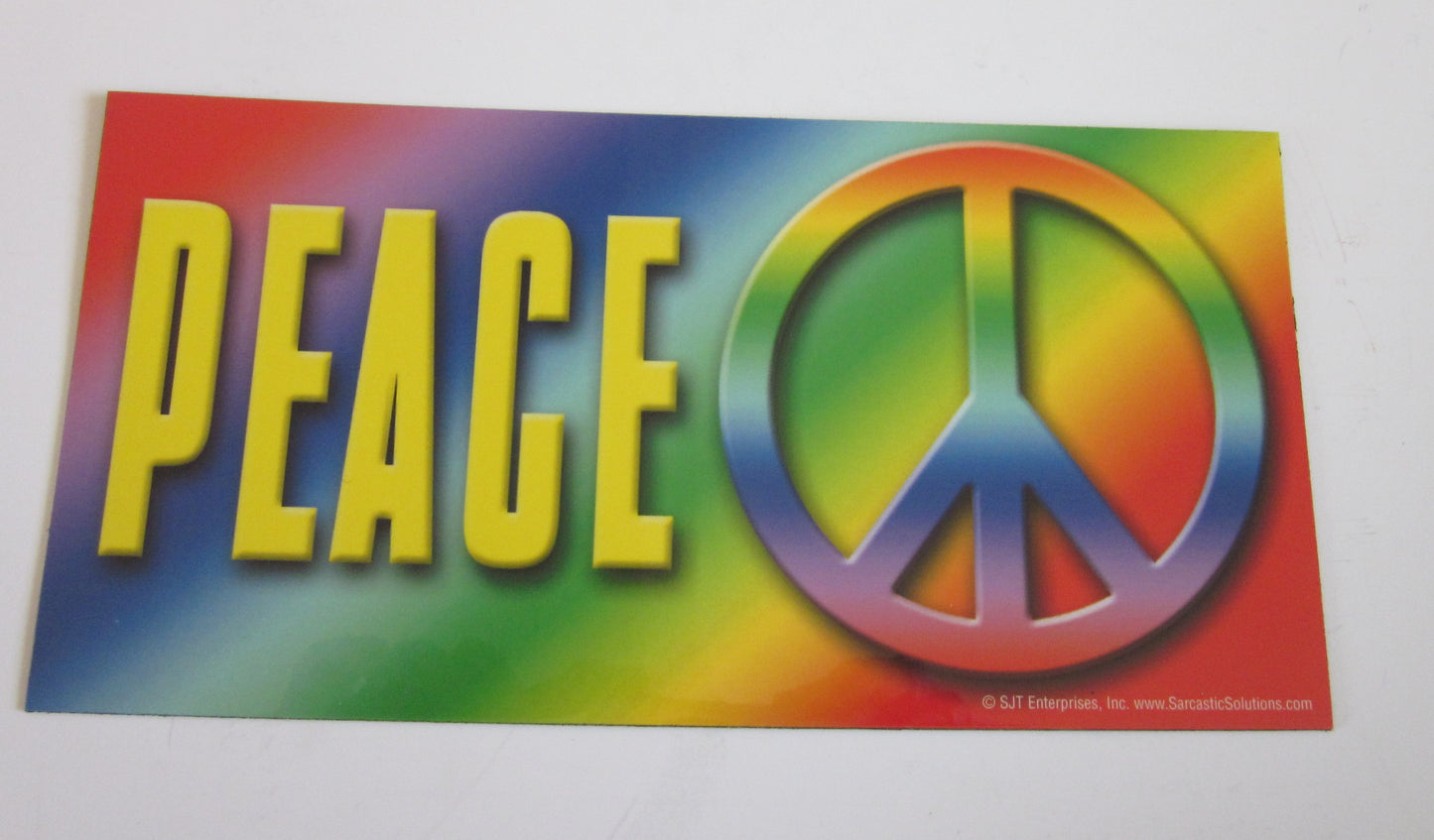 Retro Garfield & Peace Magnets – 7¾" x 4" | Made in USA