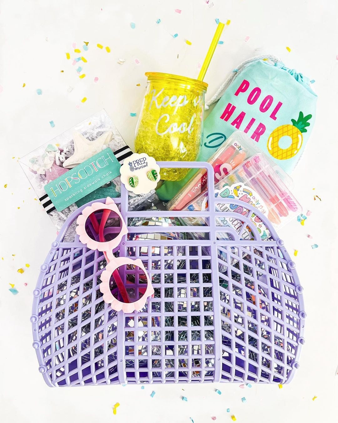 13" Retro Jelly Purse – Bag, Tote & Basket | BPA Free | Made in USA