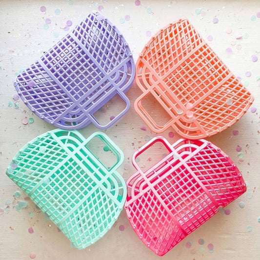9" Retro Jelly Purse – Bag, Tote & Basket | BPA Free | Made in USA